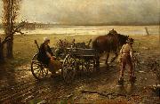 Jakub Schikaneder The Sad Way oil